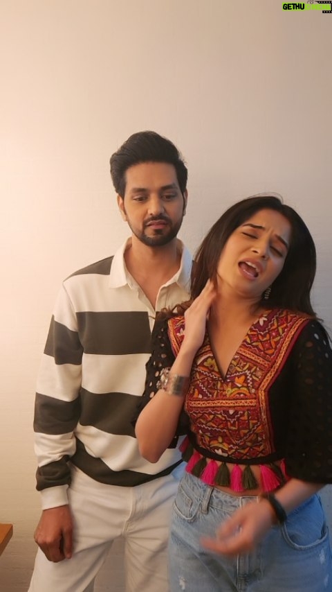 Bhavika Sharma Instagram - Kaisa hai yeh dooriyaan #ishvi .. . #reels #instagram #trending #bts #ghkkpm #shaktiarora #bhavikasharma #comedy #comedy reels #fun