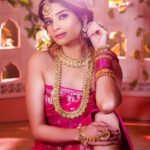 Bhavika Sharma Instagram - NAVRATRI DAY 8 Look featuring the beautiful @bhavikasharma53 in a Modern Goddess Avatar where she represents Color Pink , 8th Color of Navratri 💖 . . Shoot Concept & Designed By:- @nehaadhvikmahajan @bridalsbynam . 💄MUA , Hair & Styling :- @nehaadhvikmahajan . Assisted By :- @styleby_vaishnavi . 🥻Saree :- @neerusindia . 💍Jewelery :- @sonisapphire . 🎥:- @abhay_r_kirti . #bhavikasharma #makeup #ootd #nehaadhvikmahajan #makeupbyme💄 #nammakeovers #bride #to #be #bridal #look #bridalmakeupartist #destinationweddingmakeupartist #weddingmakeup #hair #hairstyling #nammakeovers #bollywood #television #makeupartist #mumbai #traveller #all #over #the #globe