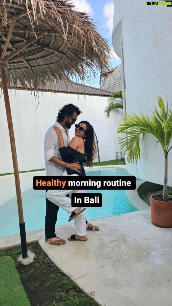 Bhavini Purohit Instagram - Healthy couple routine in bali 😍 . Location- @balimakaii . #influencer #couplegoals #couple #healthy #lifestyle #bali #tropical #travel #travelgram #trend #bhavinipurohit Canggu, Bali, Indonesia
