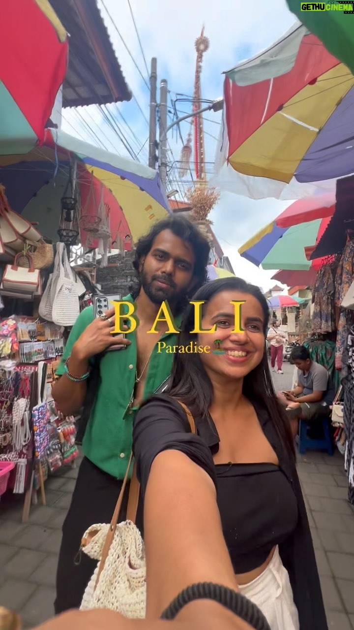 Bhavini Purohit Instagram - Tropical Island π«Άπ»ποΈ Just a glimpse w/ @dhavalmavreck . #influencer #tropical #bali #beach #love #couple #goals #loveislove #babe #trend #travel #actor #instatravel #bhavinipurohit