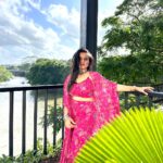 Bhavini Purohit Instagram - What Jhumka 😝 . Wearing - @aachho (Their New Collection) . #influencer #style #traditional #wear #indian #indianwear #jhumka #crazy #love #bhavinipurohit