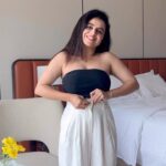 Bhavini Purohit Instagram - Get Ready with me, Vacation Edition ❣️ . Outfits- Shirt- @zara Trouser- @hm Bag- @hm Earring- Colaba Street shop . #influencer #vacation #style #styling #ootd #fashion #staycation #styleinspiration #trending #reels #bhavinipurohit
