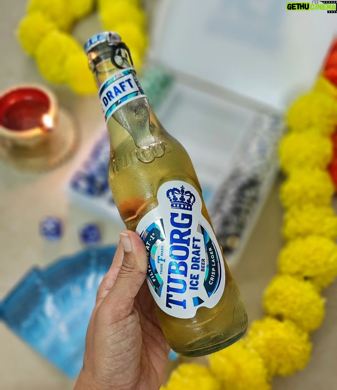 Bhavini Purohit Instagram - This Diwali party has been extra awesome with @tuborgzerosoda . #TuborgWaliDiwali #tuborg #whynot #opentomore