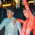 Bhoomika Dash Instagram - Under the sky, beneath the lights, surrounded by love and craziness on sangeet night ❤️ With my superstar behena @officialbhoomikadash ❤️🫶 Padmaja Premium