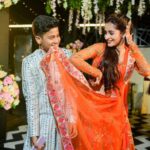 Bhoomika Dash Instagram - Under the sky, beneath the lights, surrounded by love and craziness on sangeet night ❤️ With my superstar behena @officialbhoomikadash ❤️🫶 Padmaja Premium