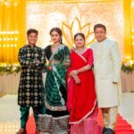 Bhoomika Dash Instagram – My constant source of happiness and inspiration ✨😇: My family 💓

Captured by @asutoshphotomagicofficial 🫶
MUA @chinu_makeup 
Hair and Styling by @makeupbytulasi 
Wearing @mahendrabaral_official Crystal Crown Bhubneswar