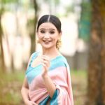 Celesti Bairagey Instagram - Main character feeling- when everything goes #slomo 🤍 Video credit @tarkikborahphotography @prosen.films_ Makeup & Hair @makeoverbymrinali #makeupartist #makeup #photographer #nature #indian #indianwedding #indianwear #saree #southindian #chennai
