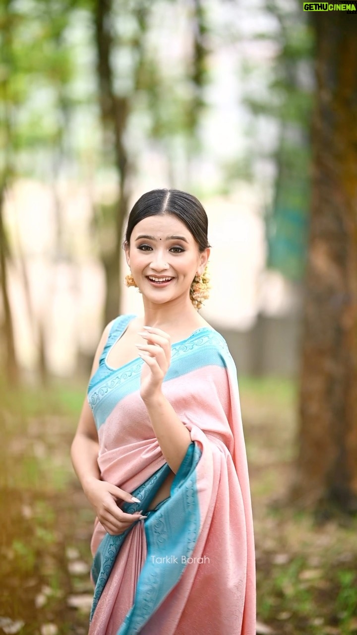 Celesti Bairagey Instagram - Main character feeling- when everything goes #slomo 🤍 Video credit @tarkikborahphotography @prosen.films_ Makeup & Hair @makeoverbymrinali #makeupartist #makeup #photographer #nature #indian #indianwedding #indianwear #saree #southindian #chennai