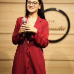 Celesti Bairagey Instagram - Me doing my favorite thing- TALKING❤️ Picture credit @arpicturesque 📸 Outfit from @missa_more_clothing 808cafe