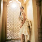 Celesti Bairagey Instagram - NAVRATRI DAY 2 featuring @celesti.bairagey as the Modern Indian Goddess where she represents the color white🤍 . The color white represents Goddess Brahmacharini and signifies peace and serenity. . Shoot Concept & Designed By:- @nehaadhvikmahajan @bridalsbynam . 💄MUA , Hair & Styling :- @nehaadhvikmahajan . Assistant stylist :- @styleby_vaishnavi . 🥻Saree :- @neerusindia . 💍Jewelery :- @sonisapphire . 🎥:- @deekad_studios @kakali_das_photography . 📍Location:- @setsinthecity.in #celestibairagey #makeup #ootd #nehaadhvikmahajan #makeupbyme💄 #nammakeovers #bride #to #be #bridal #look #bridalmakeupartist #destinationweddingmakeupartist #weddingmakeup #hair #hairstyling #nammakeovers #bollywood #television #makeupartist #mumbai #traveller #all #over #the #globe