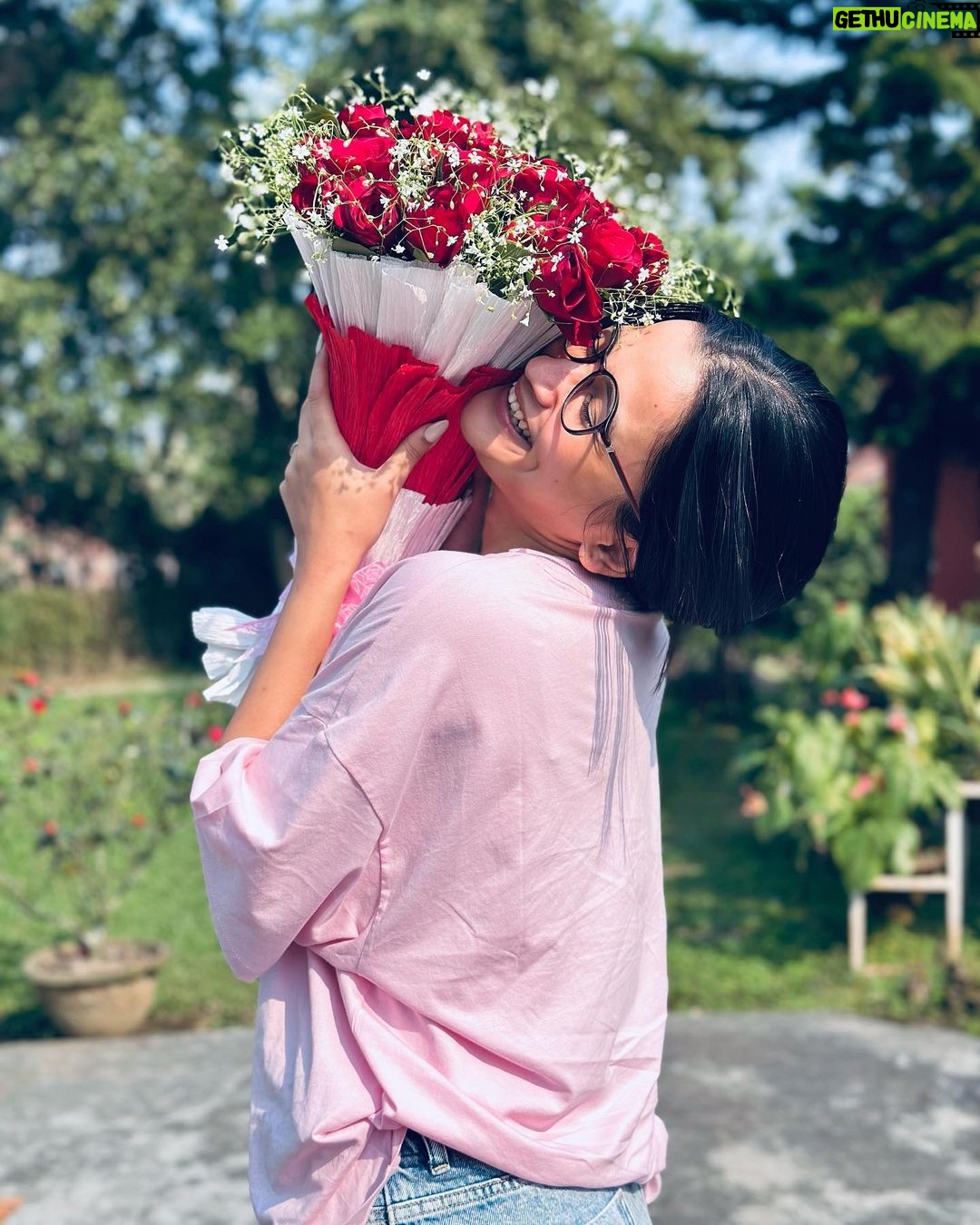 Celesti Bairagey Instagram - #home after a yearš„¹š¤ #assam #love #happiness Duliajan, India