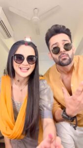 Celesti Bairagey Instagram - #arjjo ke 100 episodes hone ki khushi mein❤️ Keep watching #rajjo Mon-Sun at 7pm only @starplus @disneyplushotstar ❤️ @muktadhond