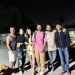 Celesti Bairagey Instagram - Happy new year n happy bhai dooj to all from the yaars of rajjo🫶🙌 We packed up in the morning … thought would share the love of my extended family… Charged at heart though exhausted from work! The bond we share, yaariyaan🫶 I just love u guys 🥰🫶 @celesti.bairagey @rajveer__singh @utkarshgupta74 @officialankitbhardwaj @nielsatpuda We also have pets by our side clinging to us 🤣 will share on story🥹 coz for this picture, music was very important 🎊🙈 #packup #early #morning #love #friends #life #is #beautiful.