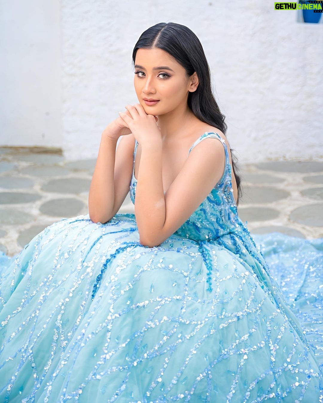 Celesti Bairagey Instagram - 💙💙💙 In Frame :- @celesti.bairagey . Shoot Concept & Look Designed By:- @nehaadhvikmahajan @bridalsbynam @imuseacademy . 💄MUA , Hair & Styling :- @nehaadhvikmahajan . 👗Outfit:- @nikhitatandon @reynutaandon . 📸:- @deepak_das_photography @kakali_das_photography . 📍Location:- @setsinthecity.in #celestibairagey #makeup #ootd #nehaadhvikmahajan #makeupbyme💄 #nammakeovers #bride #to #be #bridal #look #bridalmakeupartist #destinationweddingmakeupartist #weddingmakeup #hair #hairstyling #nammakeovers #bollywood #television #makeupartist #mumbai #traveller #all #over #the #globe