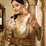 Celesti Bairagey Instagram - NAVRATRI DAY 2 featuring @celesti.bairagey as the Modern Indian Goddess where she represents the color white🤍 . The color white represents Goddess Brahmacharini and signifies peace and serenity. . Shoot Concept & Designed By:- @nehaadhvikmahajan @bridalsbynam . 💄MUA , Hair & Styling :- @nehaadhvikmahajan . 🥻Saree :- @neerusindia . 💍Jewelery :- @sonisapphire . 🎥:- @deepak_das_photography @kakali_das_photography . 📍Location:- @setsinthecity.in #celestibairagey #makeup #ootd #nehaadhvikmahajan #makeupbyme💄 #nammakeovers #bride #to #be #bridal #look #bridalmakeupartist #destinationweddingmakeupartist #weddingmakeup #hair #hairstyling #nammakeovers #bollywood #television #makeupartist #mumbai #traveller #all #over #the #globe