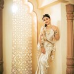Celesti Bairagey Instagram - NAVRATRI DAY 2 featuring @celesti.bairagey as the Modern Indian Goddess where she represents the color white🤍 . The color white represents Goddess Brahmacharini and signifies peace and serenity. . Shoot Concept & Designed By:- @nehaadhvikmahajan @bridalsbynam . 💄MUA , Hair & Styling :- @nehaadhvikmahajan . Assistant stylist :- @styleby_vaishnavi . 🥻Saree :- @neerusindia . 💍Jewelery :- @sonisapphire . 🎥:- @deekad_studios @kakali_das_photography . 📍Location:- @setsinthecity.in #celestibairagey #makeup #ootd #nehaadhvikmahajan #makeupbyme💄 #nammakeovers #bride #to #be #bridal #look #bridalmakeupartist #destinationweddingmakeupartist #weddingmakeup #hair #hairstyling #nammakeovers #bollywood #television #makeupartist #mumbai #traveller #all #over #the #globe
