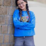 Celesti Bairagey Instagram - Give love back🫶 Sweatshirt by @urbanmonkeyindia Captured by @udfilmsandphoto
