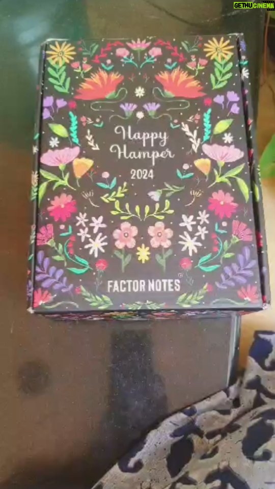 Chandra Lakshman Instagram - Thanks a lot @factornotes for sending the Happy Hamper 2024.I am already excited about the New Year and all that I can journal..✨ Guys head totl their page and get your's soon..Happy 2024🌟