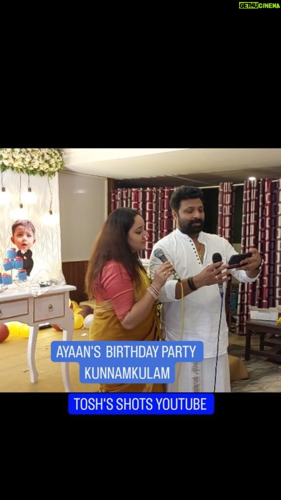 Chandra Lakshman Instagram - AYAAN'S 1st birthday party at our hometown kunnamkulam #kunnamkulam #firstbirthday #ayaan