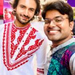 Chandrani Das Instagram - @cadburycelebrations_in উৎসবের মিষ্টিমুখ ❤️ Presenting আনন্দবাজার অনলাইন @seanbanerjee.sb @officialchanndranidas ❤️ #festive #mood #happy #moments #durgapujo #actor #life #viralpost