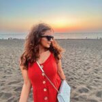 Chestha Bhagat Instagram – A sunset will colour your dreams 🧡 Daman, India