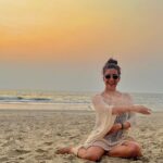 Chestha Bhagat Instagram - Just getting a bit sandy 😁 Varca Beach