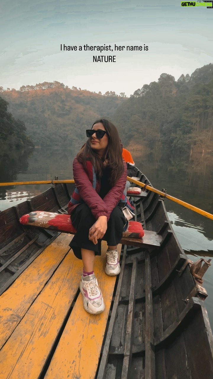 Chestha Bhagat Instagram - Who is your therapist ? 🙂 Bhimtal Utrakhand