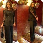 Chestha Bhagat Instagram - A smile is the best way to get away with trouble even if it’s a fake one 🙃 #bhaidoojspecial Styled @stylbyshreeyamongia @shreeyamongia Outfit / bag @sangeetaswatiofficial