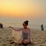 Chestha Bhagat Instagram - Just getting a bit sandy 😁 Varca Beach