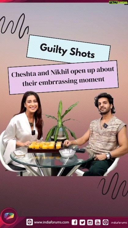 Chestha Bhagat Instagram - Cheshta and Nikhil bravely share their most hilarious blunder in this candid conversation! Don't miss out on their exclusive interview as they open up about their embarrassing moment 😂🤗 . . . #CheshtaBhagat #NikhilArora #IF #IFExclusive #IFExclusiveInterview #GuiltyShots #TemptationIsland #IndiaFourms