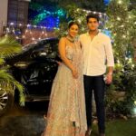 Chestha Bhagat Instagram - Bright lights, full stomach, can’t lose 😊🤪 #diwalidoneright Styling: @shreeyamongia @stylbyshreeyamongia Outfit: @ranshcouture @savyacouture Jewels: @suhana_art_and_jewels