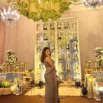 Chestha Bhagat Instagram - Burn all your bad times and enter the good ones. #aboutlastnight #festivevibes #diwalivibes Styling: @shreeyamongia @stylbyshreeyamongia Outfit: @expressionistbyjaspreet Jewels: @suhana_art_and_jewels