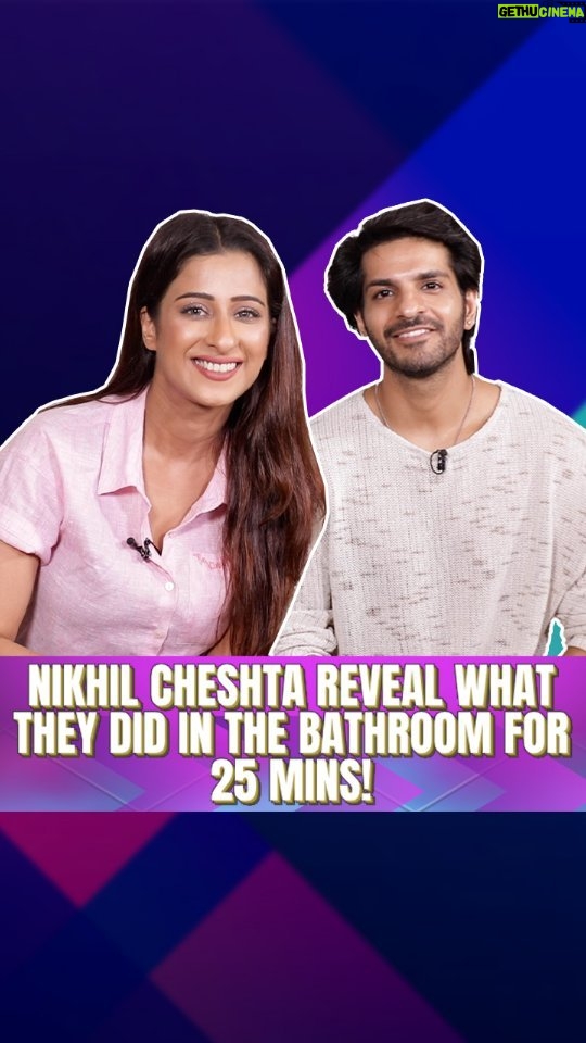 Chestha Bhagat Instagram - What did Nikhil and Cheshta of Temptation Island do in the bathroom for 25 mins? #NikhilMehta #CheshtaBhagat #TemptationIslandIndia #SiddharthKannan #SidK