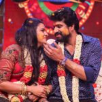 Chitra Instagram - Thank u @vijaytelevision for the beautiful memories 😍🥰😍. That was really unexpected 😍 feeling blessed 😍🥰😍 Photography @sankarkonvict Costume by @savinidii_official Jwellery @savinidii_jewellery