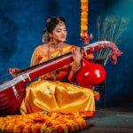 Chitra Instagram - Happy ayuthapooja darlings😍🥰😍 Mua: @renuka_hairandmakeup Saree: @grb_silks Blouse: @vy16studio Jewels: @chennai_jazz Photography: Prabhu @picexlstudios Video : @shiv_fotography Flowers: @weddingflowerjadai Concept and organised: @gracebhargavi