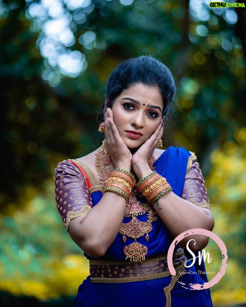 Chitra Instagram - Mua @sowmitran_makeover Costumeby @knotweddinghouse Jwellery @new_ideas_fashions Photography @itz.nirmal.here