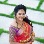 Chitra Instagram - MUA @lavanyaeuginebridalmakeup Saree by @swathisonline Blouse by #savinidii Jwell by @new_ideas_fashions