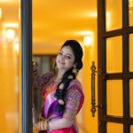 Chitra Instagram - MUA @lavanyaeuginebridalmakeup Saree by @swathisonline Blouse by #savinidii Jwell by @new_ideas_fashions