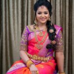 Chitra Instagram - MUA @lavanyaeuginebridalmakeup Saree by @swathisonline Blouse by #savinidii Jwell by @new_ideas_fashions