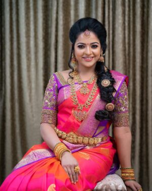 Chitra Instagram - MUA @lavanyaeuginebridalmakeup 
Saree by @swathisonline 
Blouse by #savinidii 
Jwell by @new_ideas_fashions