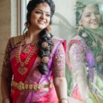 Chitra Instagram - MUA @lavanyaeuginebridalmakeup Photography @thatmadraskaran Saree by @swathisonline Blouse by #savinidii Jwell by @new_ideas_fashions