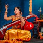 Chitra Instagram - Happy ayuthapooja darlings😍🥰😍 Mua: @renuka_hairandmakeup Saree: @grb_silks Blouse: @vy16studio Jewels: @chennai_jazz Photography: Prabhu @picexlstudios Video : @shiv_fotography Flowers: @weddingflowerjadai Concept and organised: @gracebhargavi