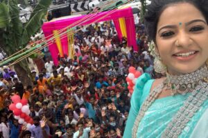 Chitra Instagram - Thanks for inviting me to the launch of The Park House perambalur..thank you sooo much for the love ❤️ 😍😍😍
PRO @solamedia_starz 
Costume @zaraglamzfit 
Mua @anusbridalstudio
Jewel @rani_bridals_coimbatore