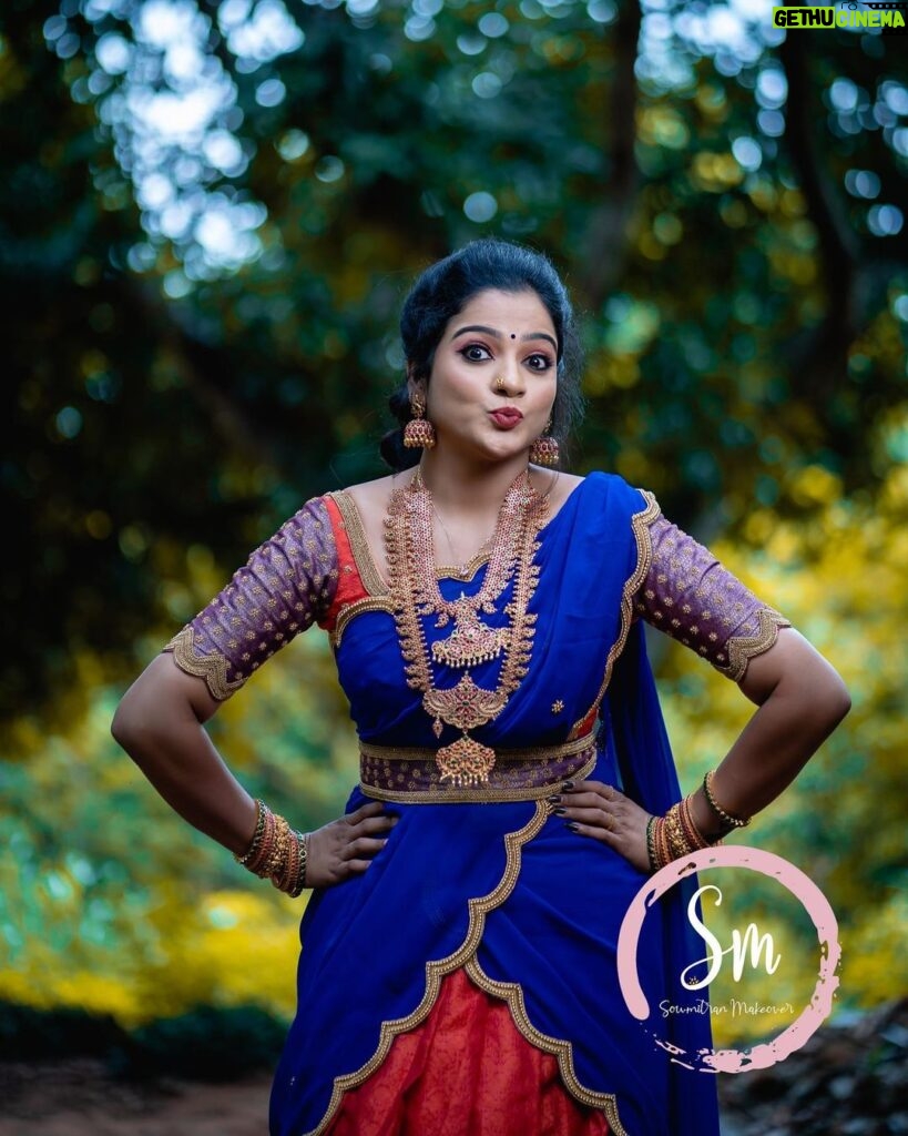Chitra Instagram - Mua @sowmitran_makeover Costumeby @knotweddinghouse Jwellery @new_ideas_fashions Photography @itz.nirmal.here
