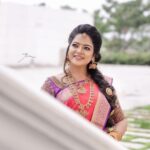 Chitra Instagram - MUA @lavanyaeuginebridalmakeup Photography @thatmadraskaran Saree by @swathisonline Blouse by #savinidii Jwell by @new_ideas_fashions