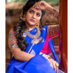 Chitra Instagram - Muse : absolutely Me Mua : @makeupibrahim Hairstylist: @gopinathyashica @sabitha_seenu_hairstylist Clicks : @maheshwarun.photography Blouse: @thoorigaiie Saree: @rahjamdesignersilks Jewellery: @aarabridaljewels Venue: @idt_chennai