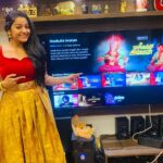Chitra Instagram - Hello guys! This year Diwali was great for me! Especially Mookuthi Amman was a good treat for all😎 well explanied about our blind belief. It was a Eyeopening for all. Lady superstar was stunning. Please do watch and enjoy .🌺 #Nayanthara 's aura in #mookuthiamman is truly amazing. She looks like a true Goddess. ✨ @irjbalaji @disneyplushotstarvip made my Diwali truly entertaining