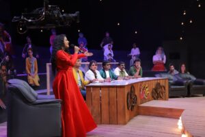 Chitra Instagram - Watch KPY season 9 only on Vijay tv 😍🥰
Thank u @thomson_1982 😍 for inviting me 😍
Photography @poovarasanphotography 
Costume by @zaraglamzfit