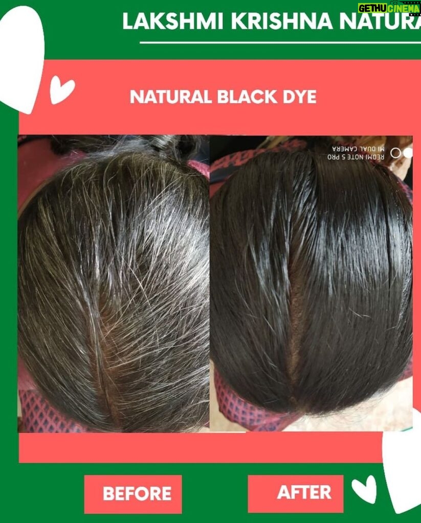 Chitra Instagram - My favourite brand @lakshmikrishna_naturals have introduced their new Instant natural Hair dye with no toxins such as ammonia and PPD. It’s a must try product with zero side effects which stays upto 15 days. Try it and let me know how you liked it lovelies♥