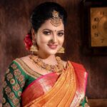 Chitra Instagram - Mua : @laavi_me @lavanya_makeupartist Photography : @artsystudios.india Outfits : @mabia_mb @bollinenisilks Organised : @wedding.destination.chennai Jewellery : @wowbridaljewel